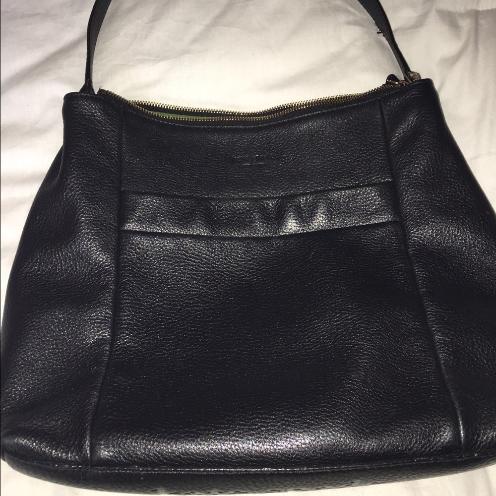 kate spade Black Leather Shoulder Bag